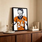 Champ Bailey Art Poster 1 Canvas Wall Art Poster Decor Gift
