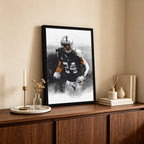 Charles Woodson Art Sports Decorative Poster School Dormitory 2 Canvas Wall Art Poster Decor Gift