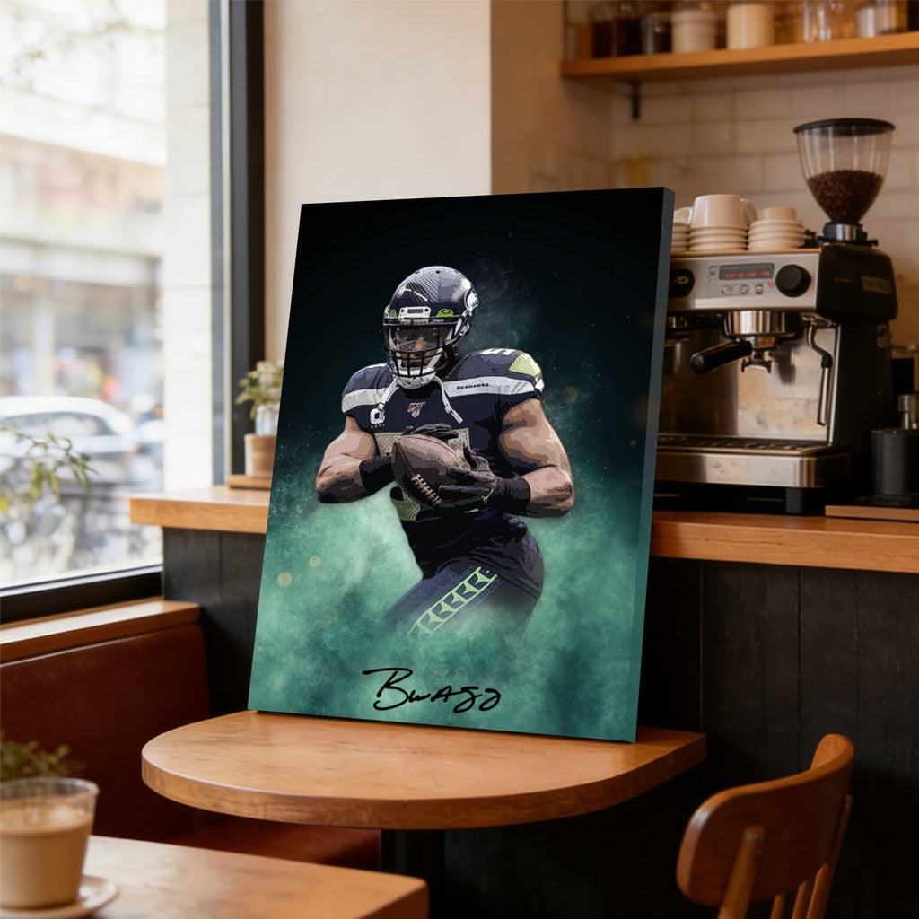 Bobby Wagner Celebrity Sports Art Poster School Dining Room Decoration 4 Canvas Wall Art Poster Decor Gift