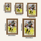 Brian Dawkins Art Poster 2 Canvas Wall Art Poster Decor Gift