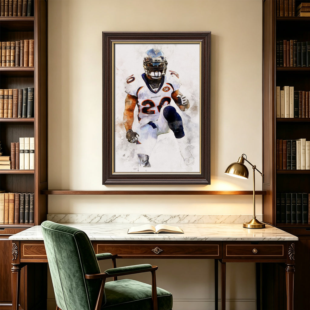 Brian Dawkins Art Poster 7 Canvas Wall Art Poster Decor Gift