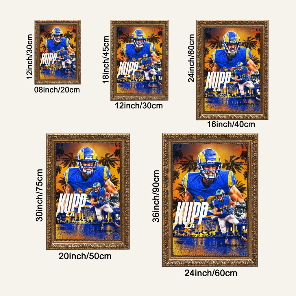 Cooper Kupp Sports Decoration Poster 2 Canvas Wall Art Poster Decor Gift