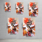 Baker Mayfield Celebrity Sports Art Poster School Dining Room Decoration 12 Canvas Wall Art Poster Decor Gift