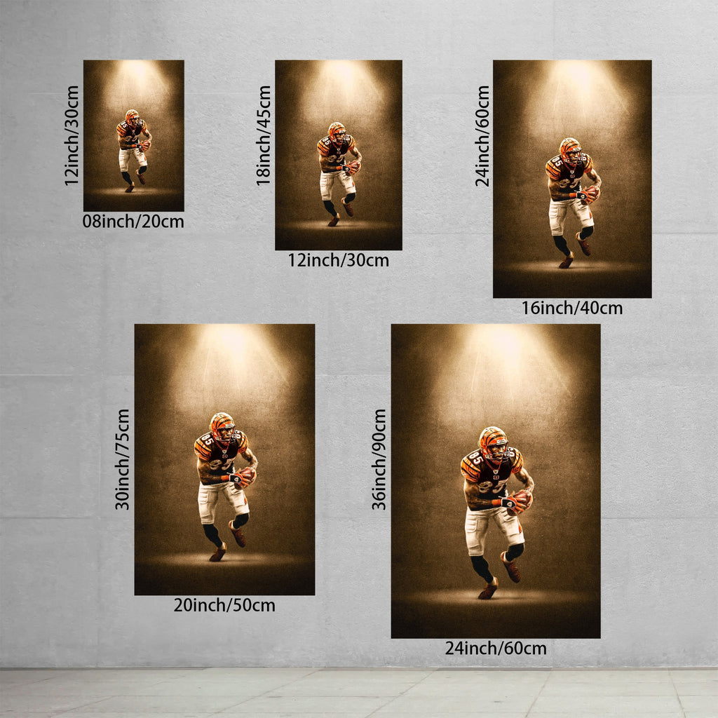Chad Johnson Art Sports Decorative Poster School Dormitory 9 Canvas Wall Art Poster Decor Gift