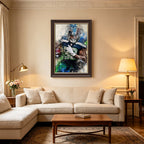 Chris Carson Celebrity Sports Art Poster School Dining Room Decoration 0 Canvas Wall Art Poster Decor Gift