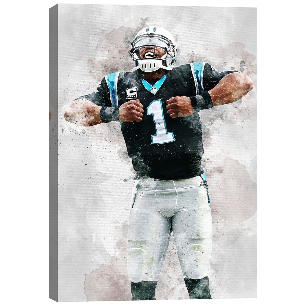 Cam Newton Celebrity Sports Art Poster School Dining Room Decoration 5 Canvas Wall Art Poster Decor Gift