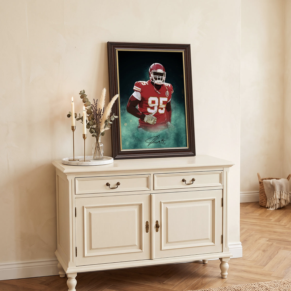 Chris Jones Celebrity Sports Art Poster School Dining Room Decoration 4 Canvas Wall Art Poster Decor Gift