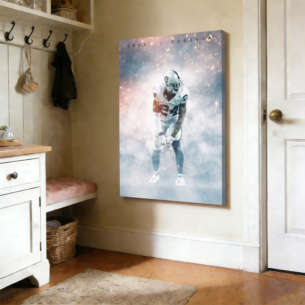 Charles Woodson Celebrity Sports Art Poster School Dining Room Decoration 3 Canvas Wall Art Poster Decor Gift