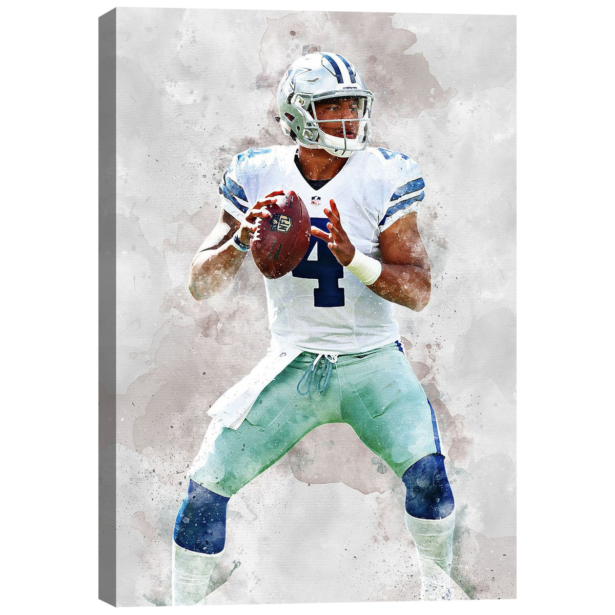 Dak Prescott Celebrity Sports Art Poster School Dining Room Decoration 4 Canvas Wall Art Poster Decor Gift