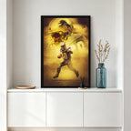 Barry Sanders Art Sports Decorative Poster School Dormitory 9 Canvas Wall Art Poster Decor Gift