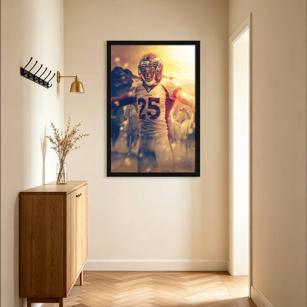 Chris Harris Art Sports Decorative Poster School Dormitory 5 Canvas Wall Art Poster Decor Gift