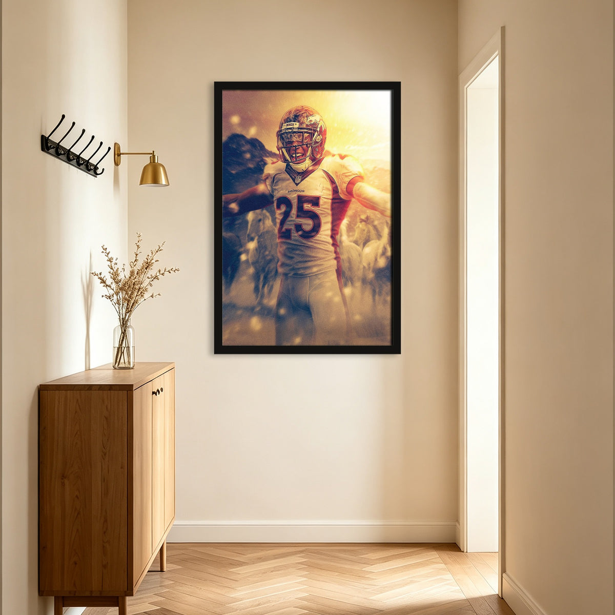 Chris Harris Art Sports Decorative Poster School Dormitory 5 Canvas Wall Art Poster Decor Gift