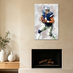 Dak Prescott 1Celebrity Sports Art Poster School Dining Room Decoration 0 Canvas Wall Art Poster Decor Gift