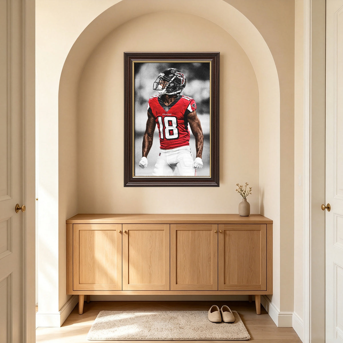 Calvin Ridley Art Sports Decorative Poster School Dormitory 9 Canvas Wall Art Poster Decor Gift