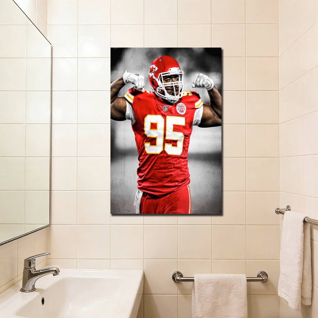 Chris Jones Art Sports Decorative Poster School Dormitory 7 Canvas Wall Art Poster Decor Gift