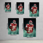 Chris Jones Celebrity Sports Art Poster School Dining Room Decoration 4 Canvas Wall Art Poster Decor Gift