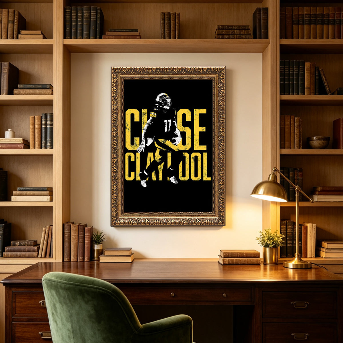 Chase Claypool Sports Celebrity Art Deco Poster 2 Canvas Wall Art Poster Decor Gift