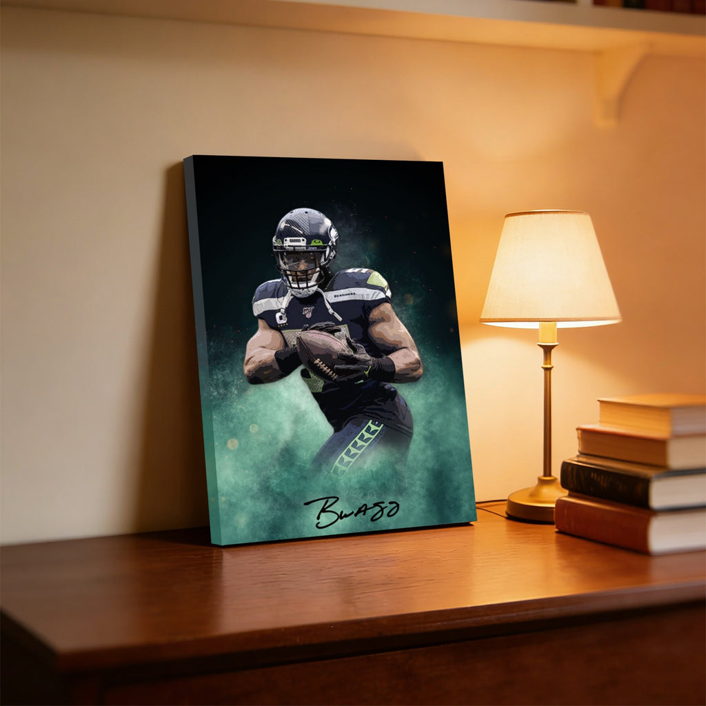 Bobby Wagner Celebrity Sports Art Poster School Dining Room Decoration 4 Canvas Wall Art Poster Decor Gift