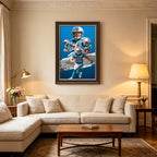Christian McCaffrey Celebrity Sports Art Poster School Dining Room Decoration 0 Canvas Wall Art Poster Decor Gift