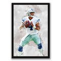 Dak Prescott Celebrity Sports Art Poster School Dining Room Decoration 4 Canvas Wall Art Poster Decor Gift