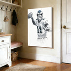 Carson Wentz Art Sports Decorative Poster School Dormitory 9 Canvas Wall Art Poster Decor Gift