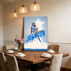 Calvin Johnson Celebrity Sports Art Poster School Dining Room Decoration 3 Canvas Wall Art Poster Decor Gift