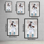 Cam Newton Celebrity Sports Art Poster School Dining Room Decoration 1 Canvas Wall Art Poster Decor Gift