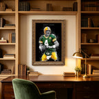 Brett Favre Art Poster 1 Canvas Wall Art Poster Decor Gift