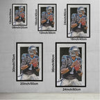 Cam Newton Sports Celebrity Art Deco Poster 6 Canvas Wall Art Poster Decor Gift