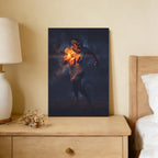 Courtland Sutton Art Sports Decorative Poster School Dormitory 2 Canvas Wall Art Poster Decor Gift