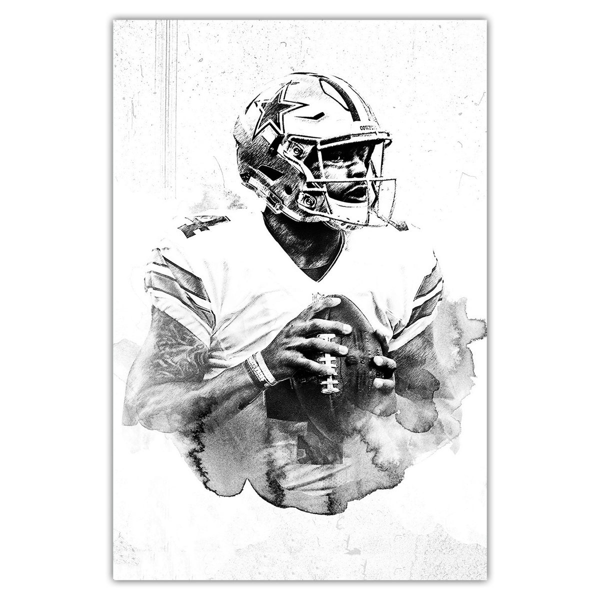 Dak Prescott Celebrity Sports Art Poster School Dining Room Decoration 9 Canvas Wall Art Poster Decor Gift