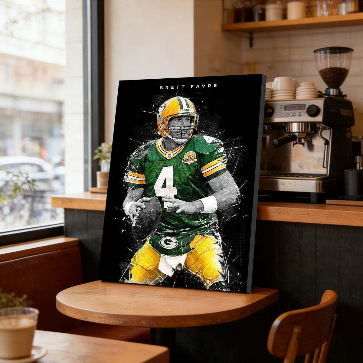 Brett Favre Art Poster 1 Canvas Wall Art Poster Decor Gift