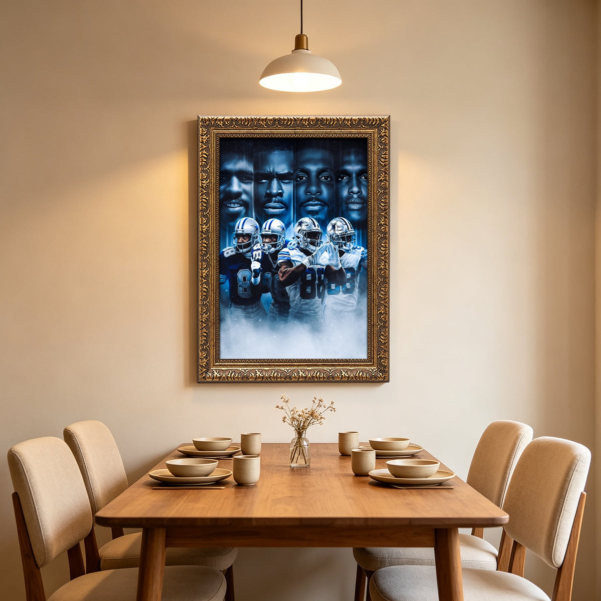 CeeDee Lamb Art Sports Decorative Poster School Dormitory 6 Canvas Wall Art Poster Decor Gift