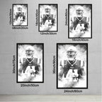 Cyrus Jones Art Sports Decorative Poster School Dormitory 6 Canvas Wall Art Poster Decor Gift