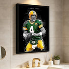 Brett Favre Art Poster 1 Canvas Wall Art Poster Decor Gift
