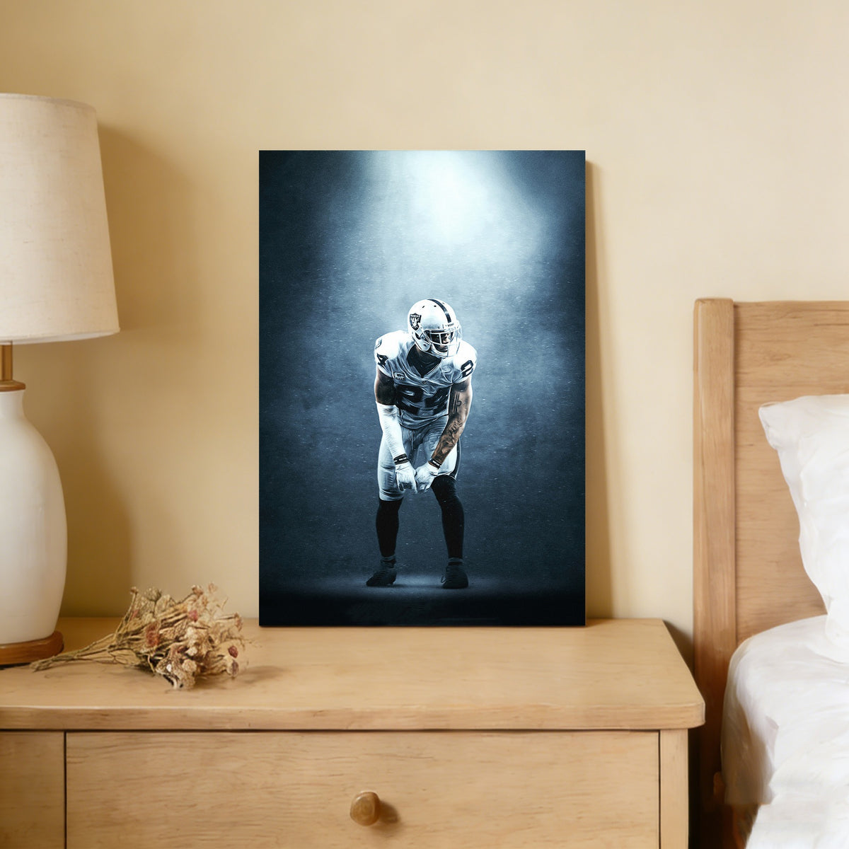 Charles Woodson Art Sports Decorative Poster School Dormitory 7 Canvas Wall Art Poster Decor Gift