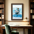 Cam Newton Sports Celebrity Art Deco Poster 4 Canvas Wall Art Poster Decor Gift