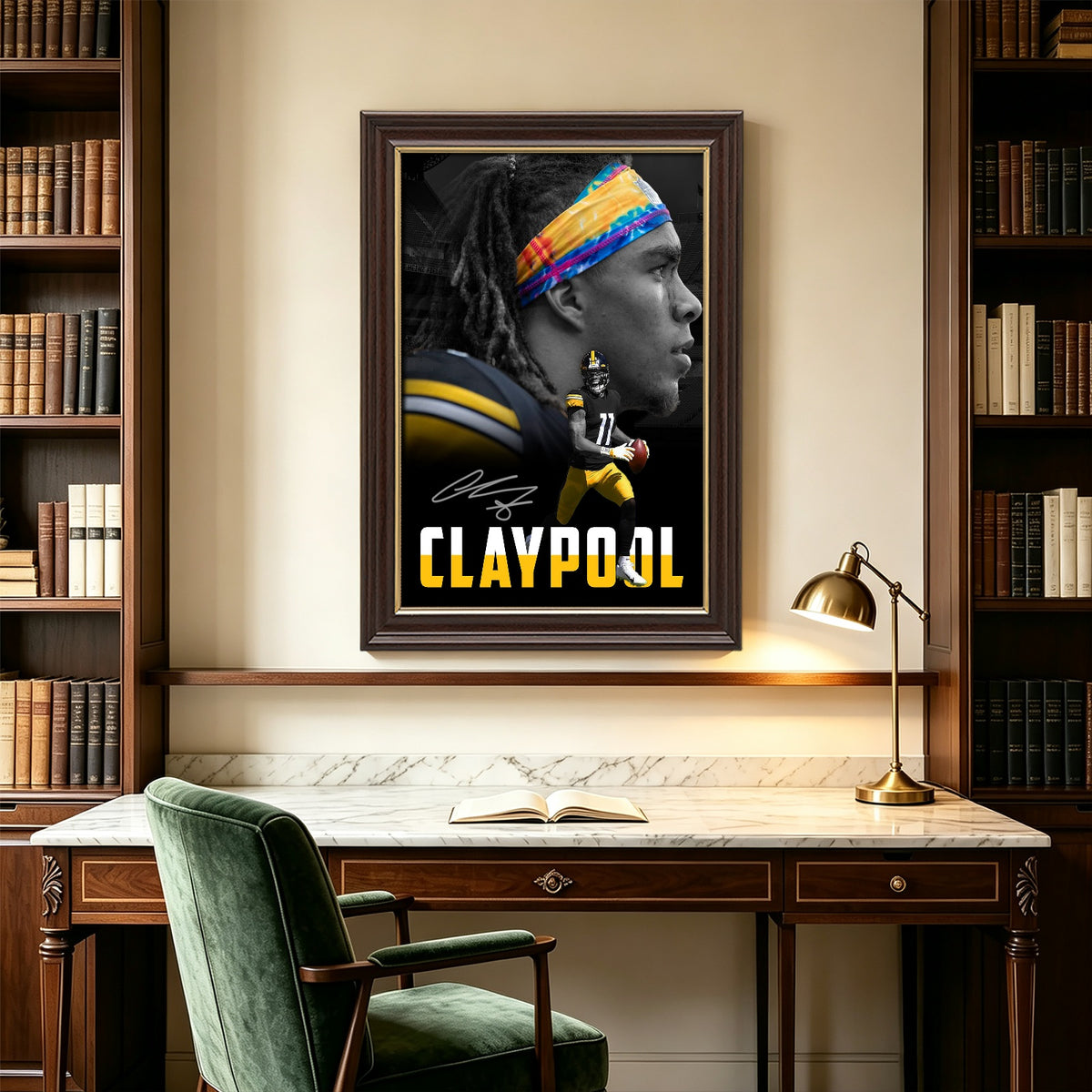 Chase Claypool Sports Celebrity Art Deco Poster 1 Canvas Wall Art Poster Decor Gift