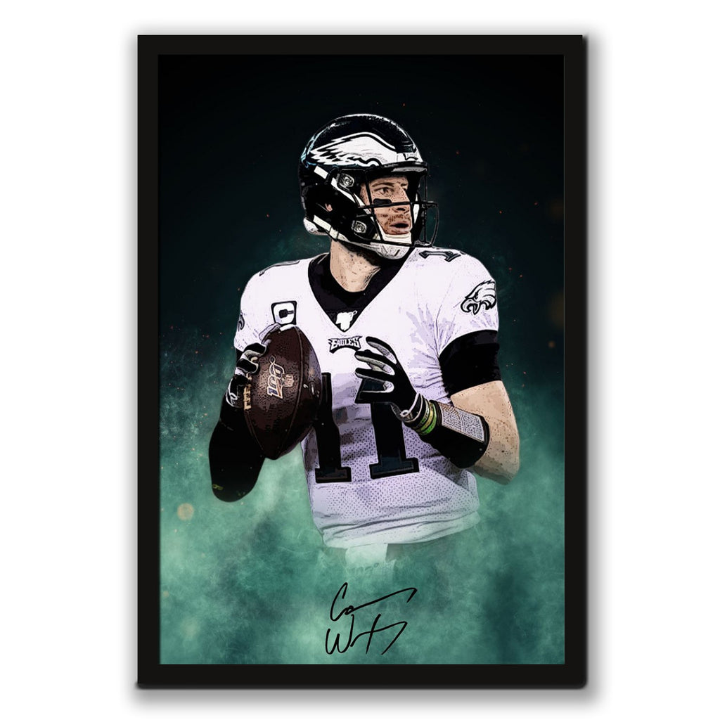 Carson Wentz Celebrity Sports Art Poster School Dining Room Decoration 0 Canvas Wall Art Poster Decor Gift
