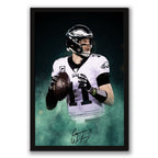 Carson Wentz Celebrity Sports Art Poster School Dining Room Decoration 0 Canvas Wall Art Poster Decor Gift