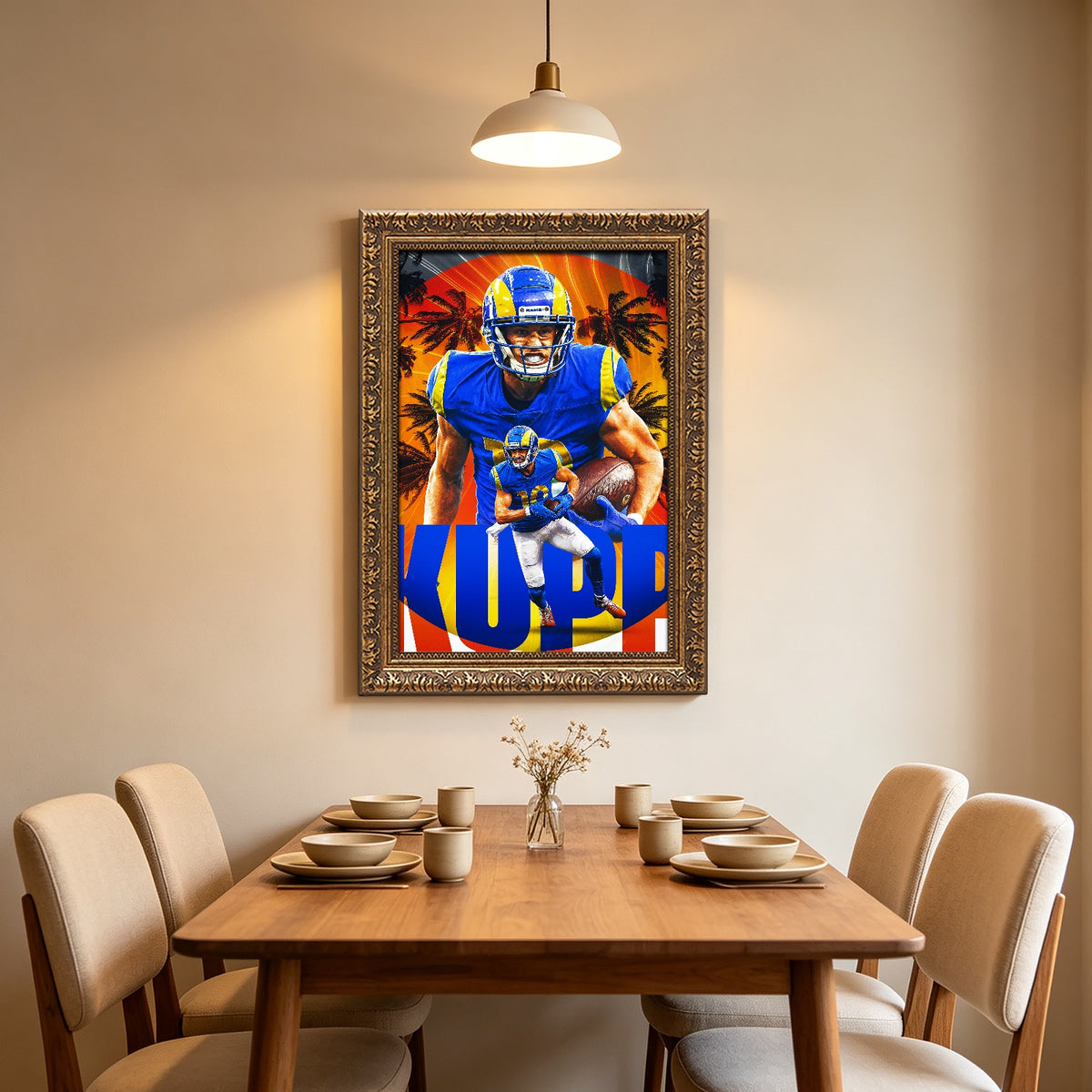 Cooper Kupp Sports Decoration Poster 1 Canvas Wall Art Poster Decor Gift