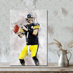 Ben Roethlisberger Celebrity Sports Art Poster School Dining Room Decoration 8 Canvas Wall Art Poster Decor Gift
