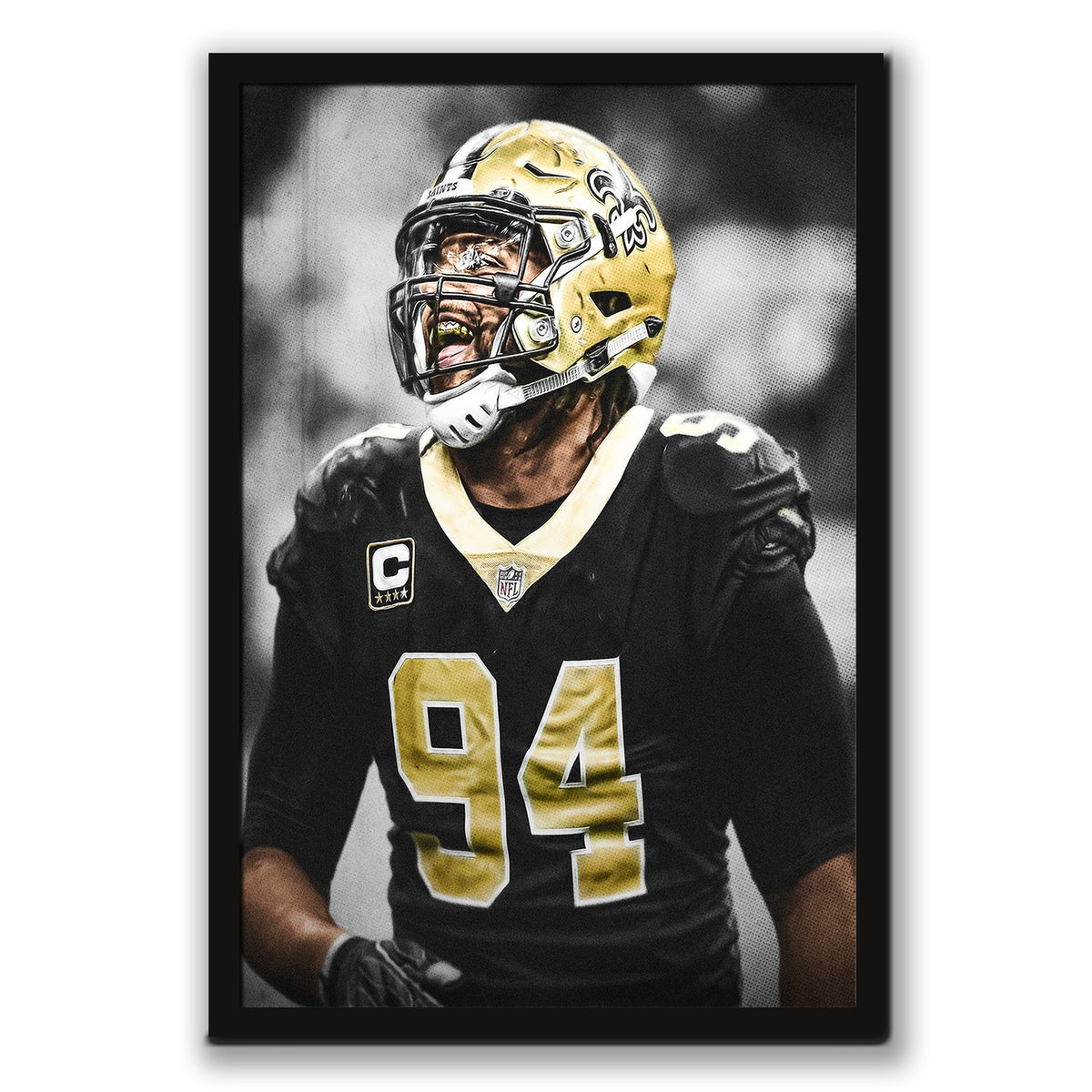Cameron Jordan Celebrity Sports Art Poster School Dining Room Decoration 1 Canvas Wall Art Poster Decor Gift