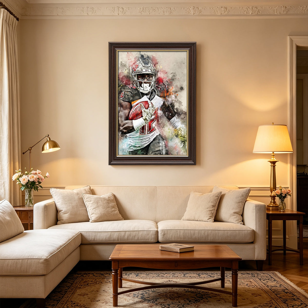 Chris Godwin Art Sports Decorative Poster School Dormitory 8 Canvas Wall Art Poster Decor Gift