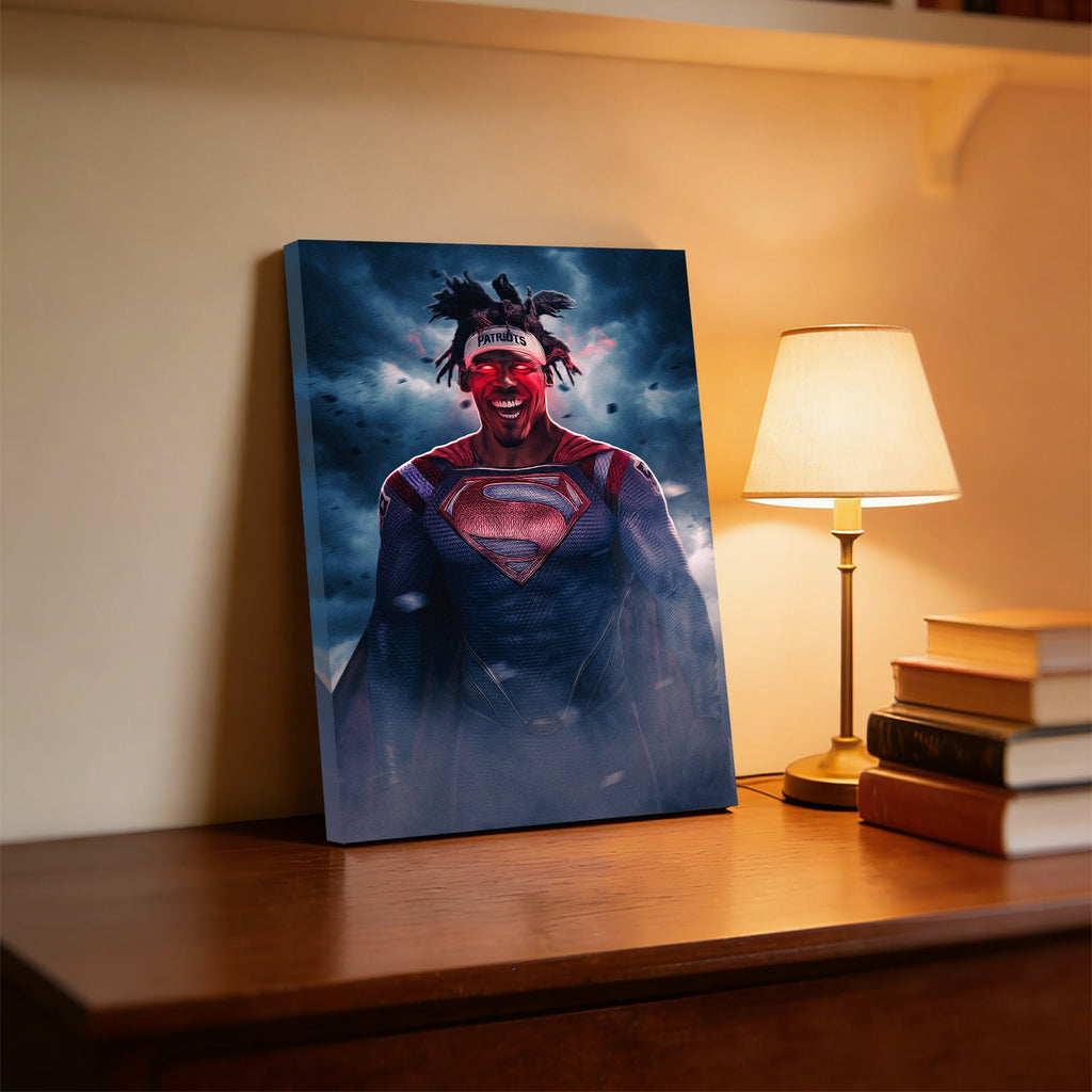Cam Newton Art Sports Decorative Poster School Dormitory 4 Canvas Wall Art Poster Decor Gift