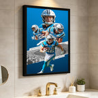 Christian McCaffrey Celebrity Sports Art Poster School Dining Room Decoration 0 Canvas Wall Art Poster Decor Gift