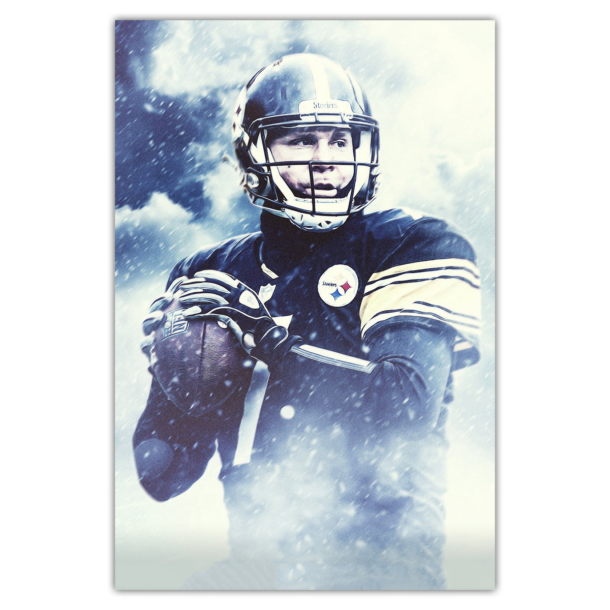 Ben Roethlisberger Art Sports Decorative Poster School Dormitory 1 Canvas Wall Art Poster Decor Gift
