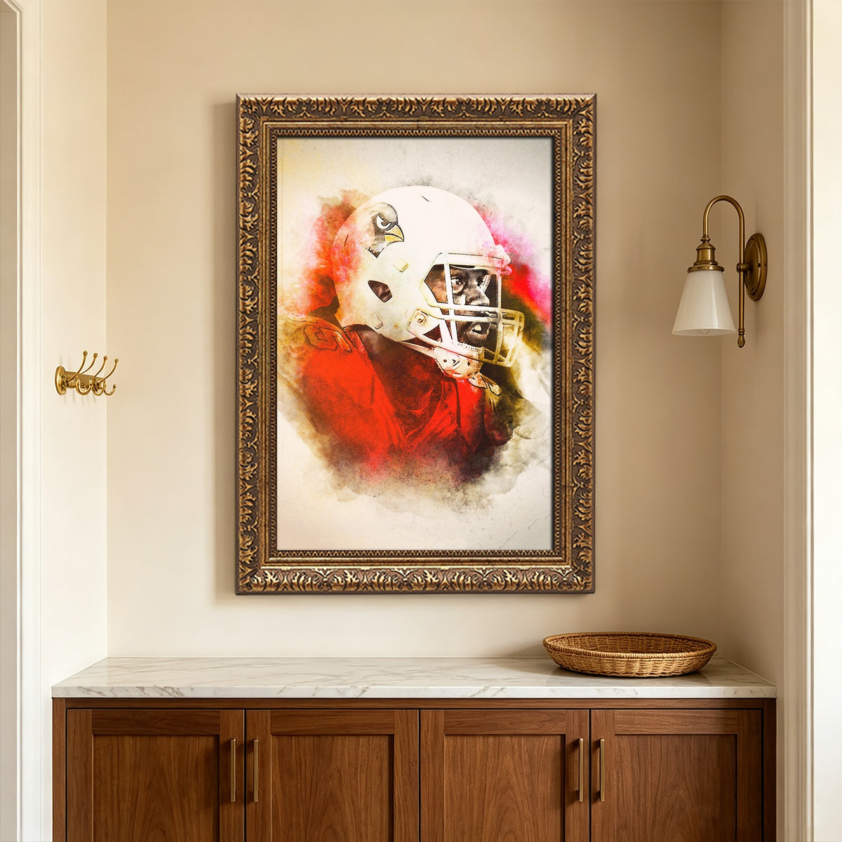 Chandler Jones Art Sports Decorative Poster School Dormitory 5 Canvas Wall Art Poster Decor Gift