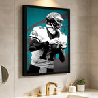 Carson Wentz Celebrity Sports Art Poster School Dining Room Decoration 1 Canvas Wall Art Poster Decor Gift