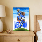 Calvin Johnson Celebrity Sports Art Poster School Dining Room Decoration 6 Canvas Wall Art Poster Decor Gift